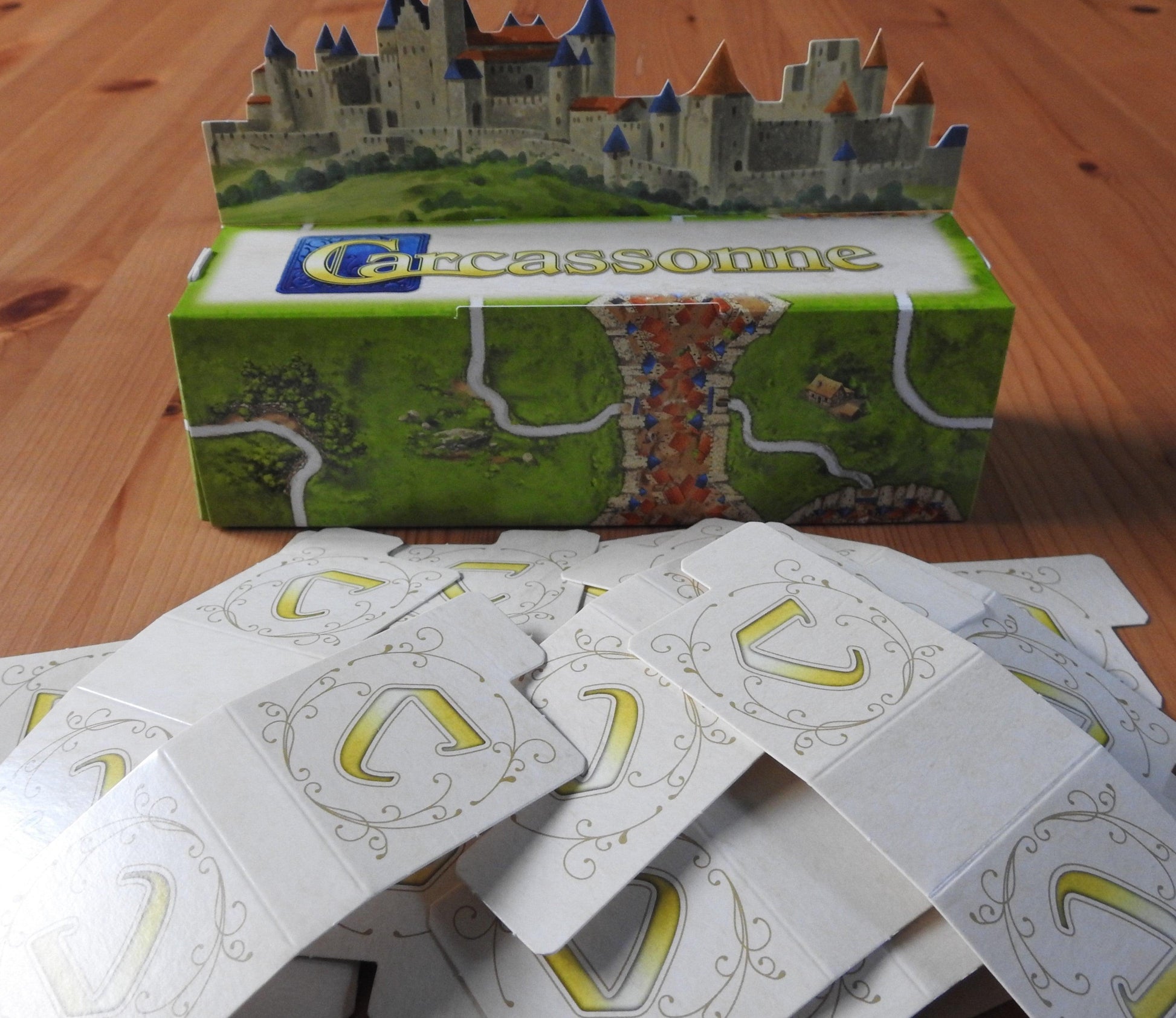 Carcassonne - 3D Starting Landscape | Mini Expansion & Accessory - Green Zink Games