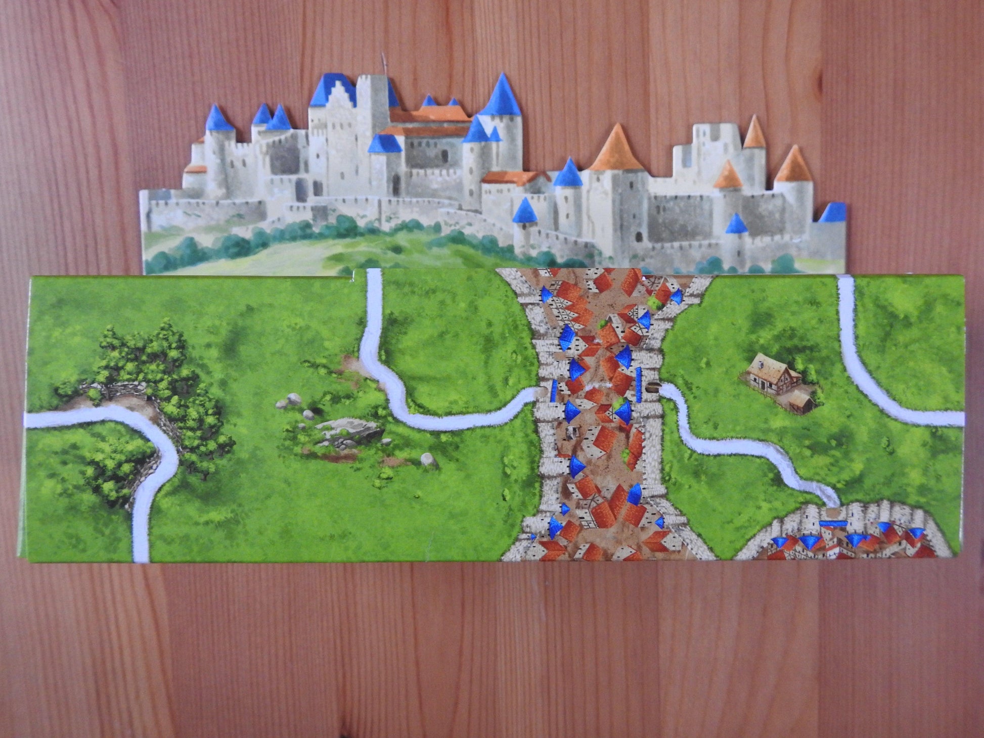 Carcassonne - 3D Starting Landscape | Mini Expansion & Accessory - Green Zink Games