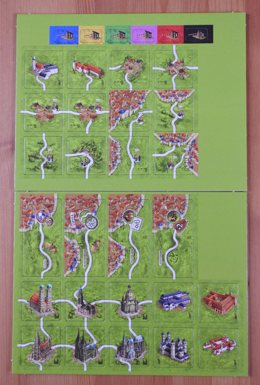 Carcassonne - 4 Mini Expansion Bundle | Set 1 - Green Zink Games
