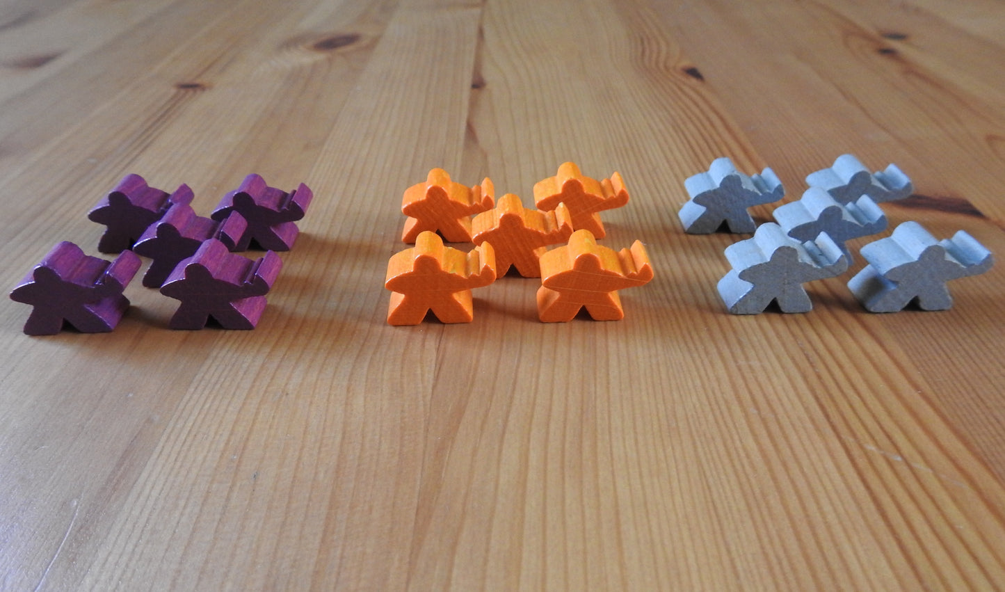 Mists Over Carcassone - 5 Wooden Guardian Meeples Set | Accessory - Green Zink Games