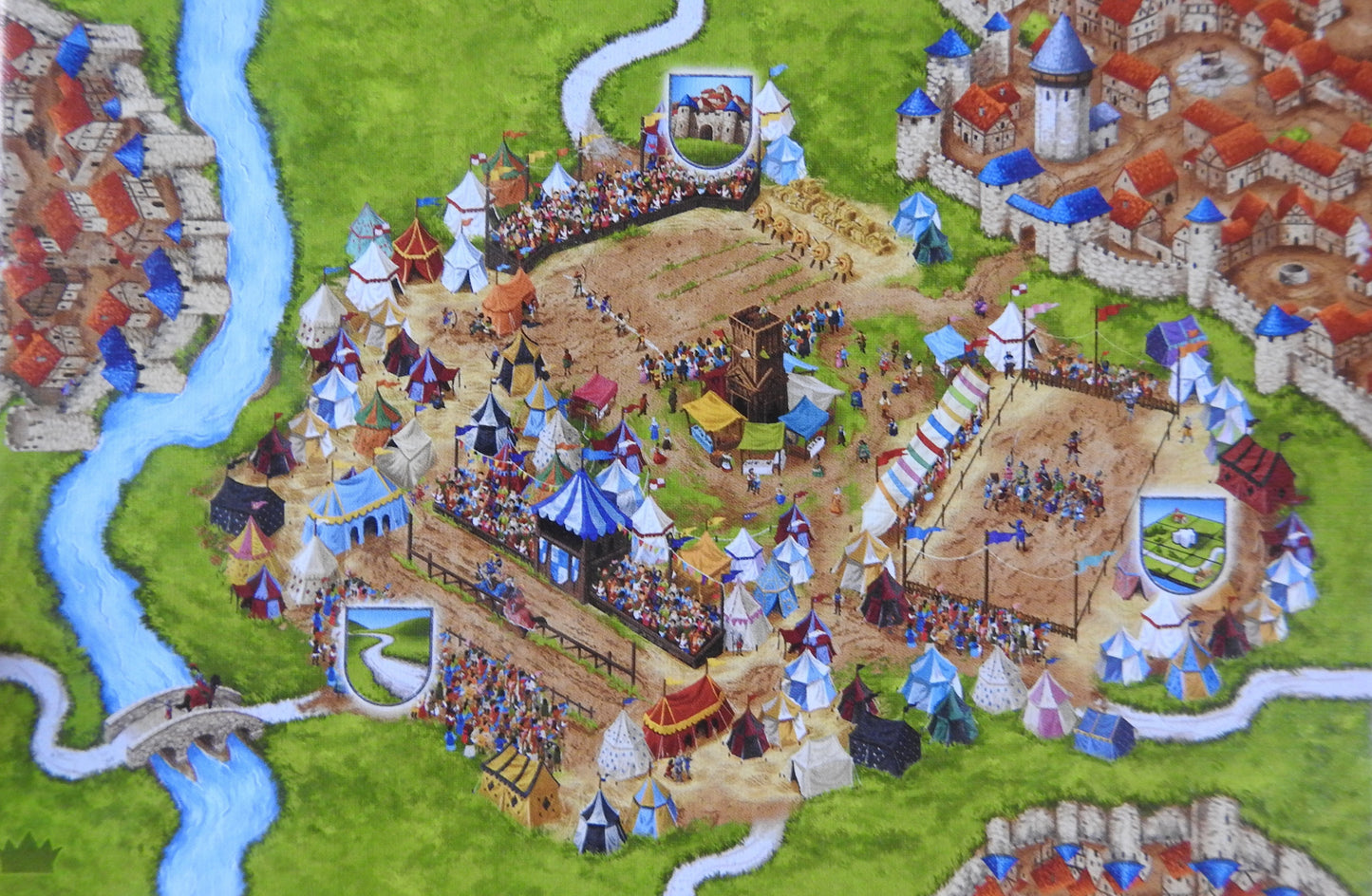 Carcassonne - Jousts & Crests | Expansion - Green Zink Games