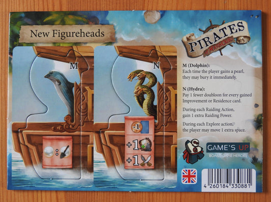 Pirates of Maracaibo - New Figureheads | Mini Expansion - Green Zink Games