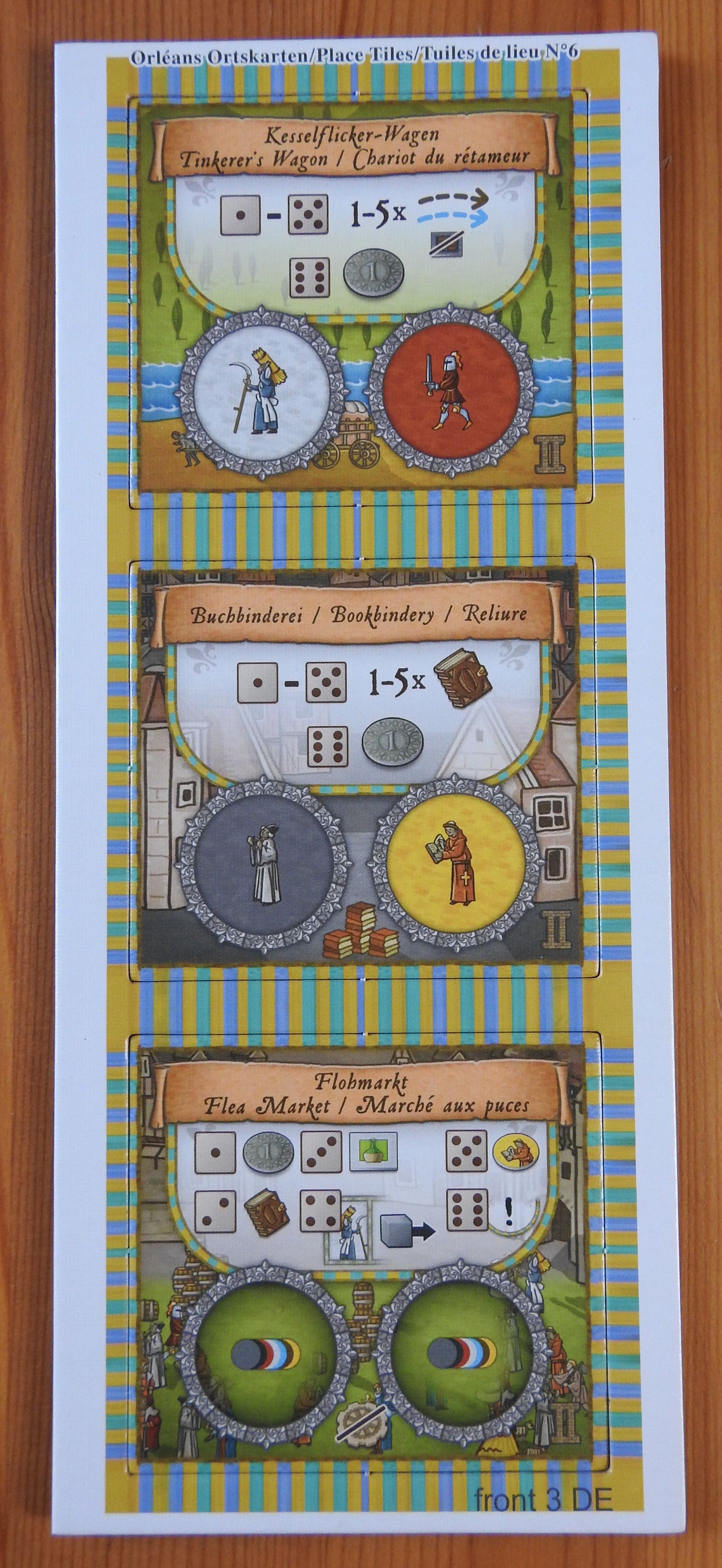 Orleans - New Place Tiles No.6 | Mini Expansion - Green Zink Games