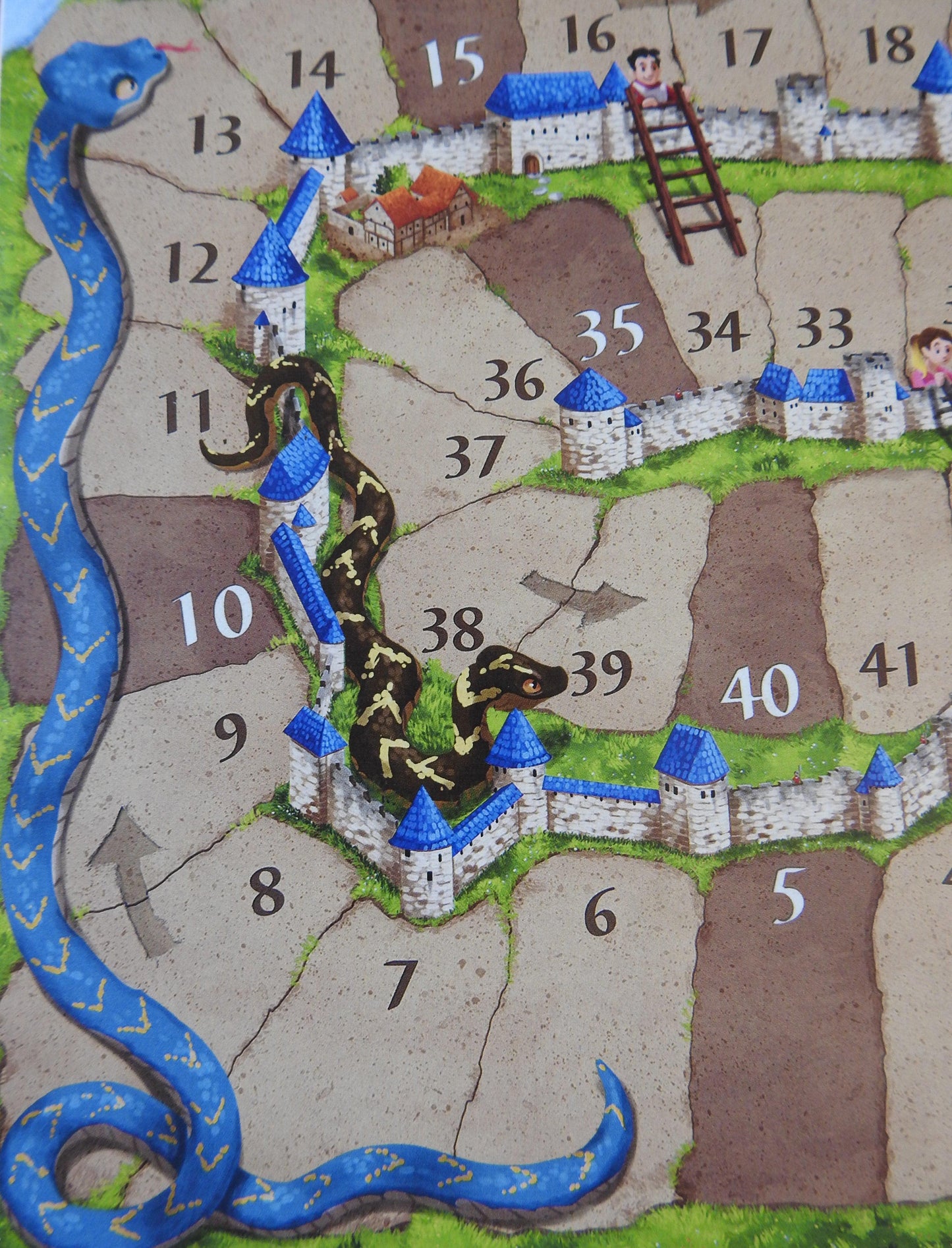 Carcassonne - Snakes & Ladders Scoreboard | Mini Expansion & Accessory - Green Zink Games