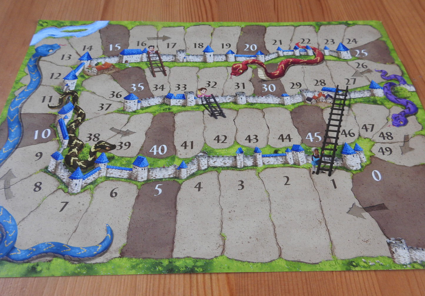 Carcassonne - Snakes & Ladders Scoreboard Sticker | Mini Expansion - Green Zink Games