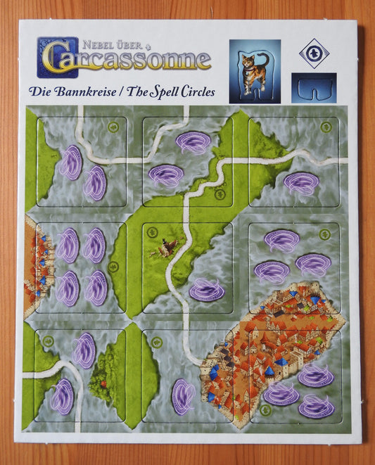 Mists Over Carcassonne - Spell Circles | Mini Expansion - Green Zink Games
