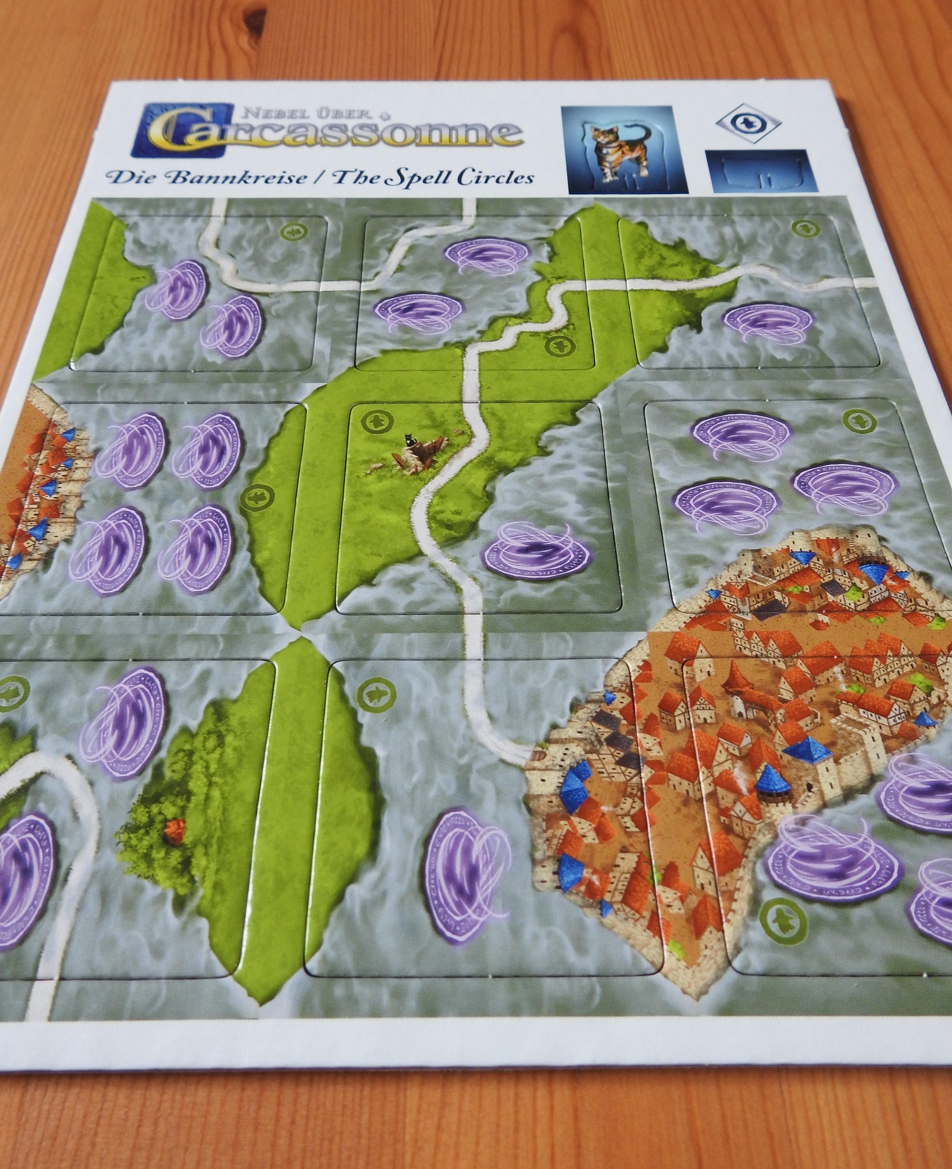 Mists Over Carcassonne - Spell Circles | Mini Expansion - Green Zink Games