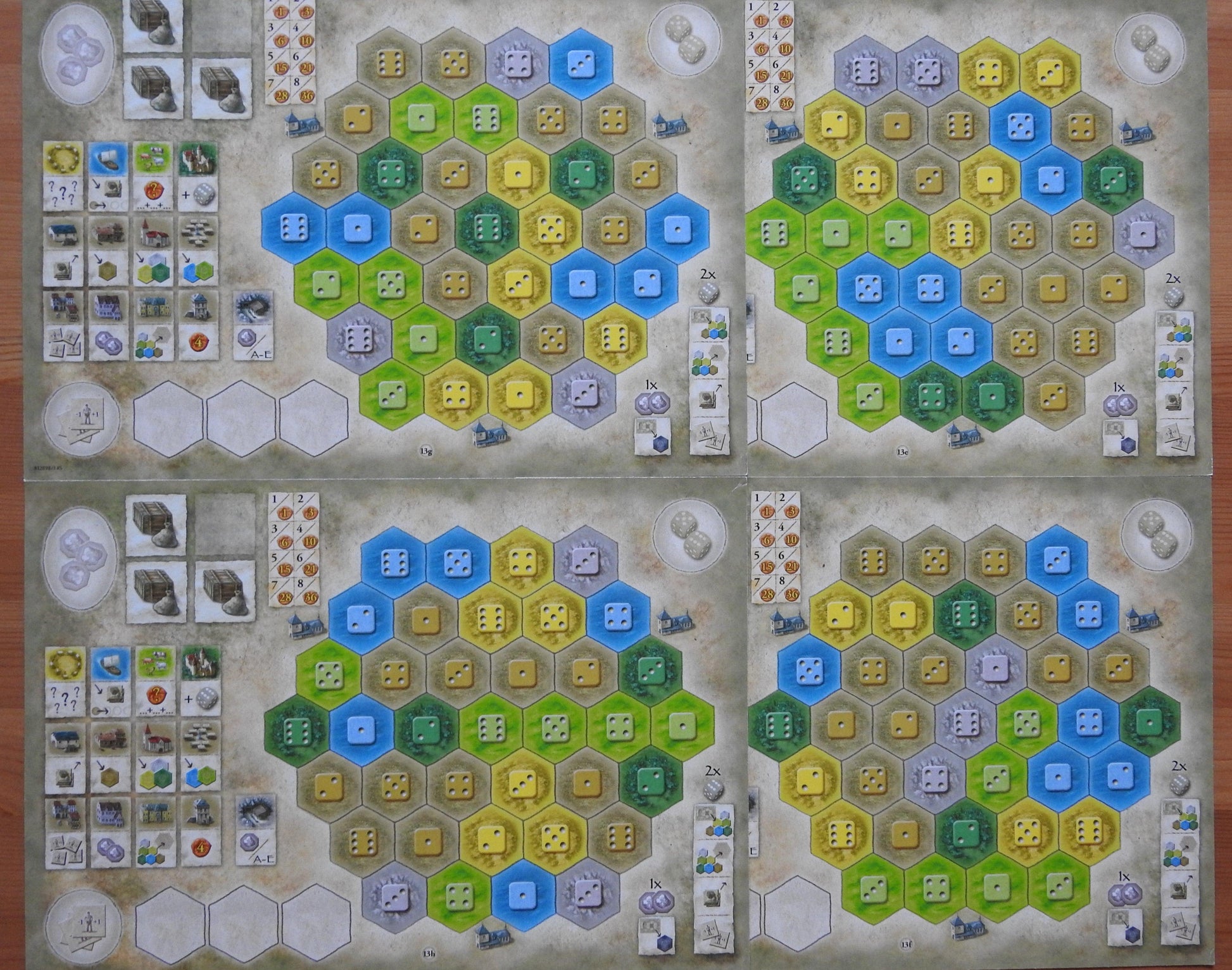 Castles of Burgundy - Monastery Boards | 4th Expansion - Green Zink Games