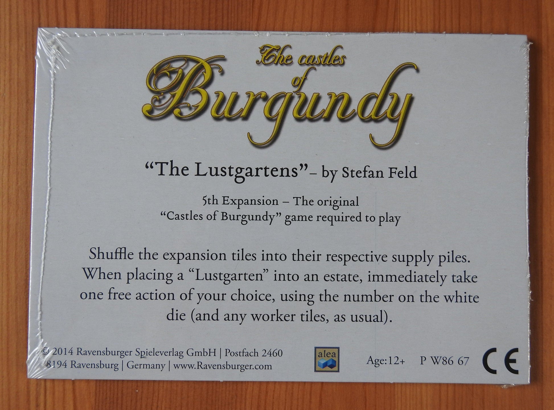 Castles of Burgundy - Pleasure Gardens | 5th Expansion - Green Zink Games