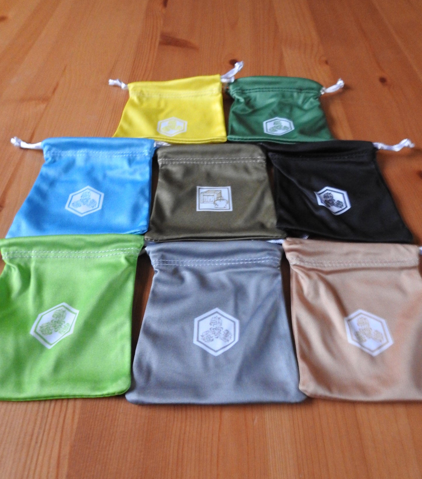 Castles of Burgundy - 7 Tile Bags + 1 Goods Bag | Accessory - Green Zink Games