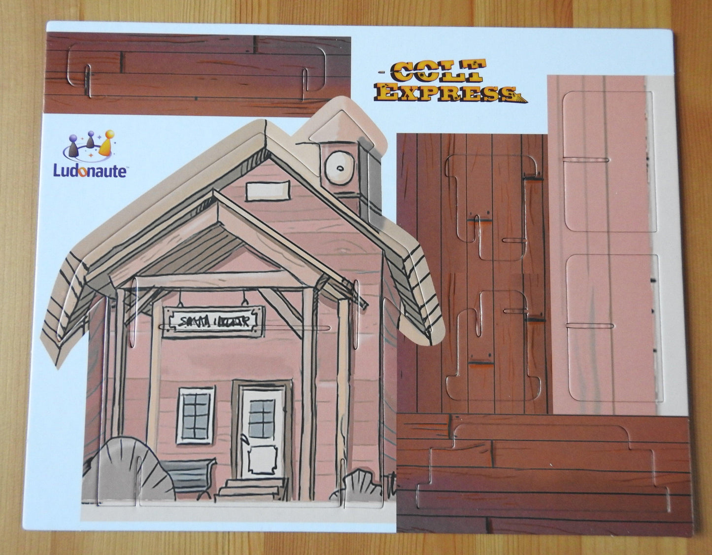Colt Express - 3D Train Station | Accessory - Green Zink Games
