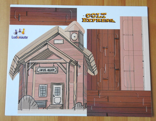 Colt Express - 3D Train Station | Accessory - Green Zink Games