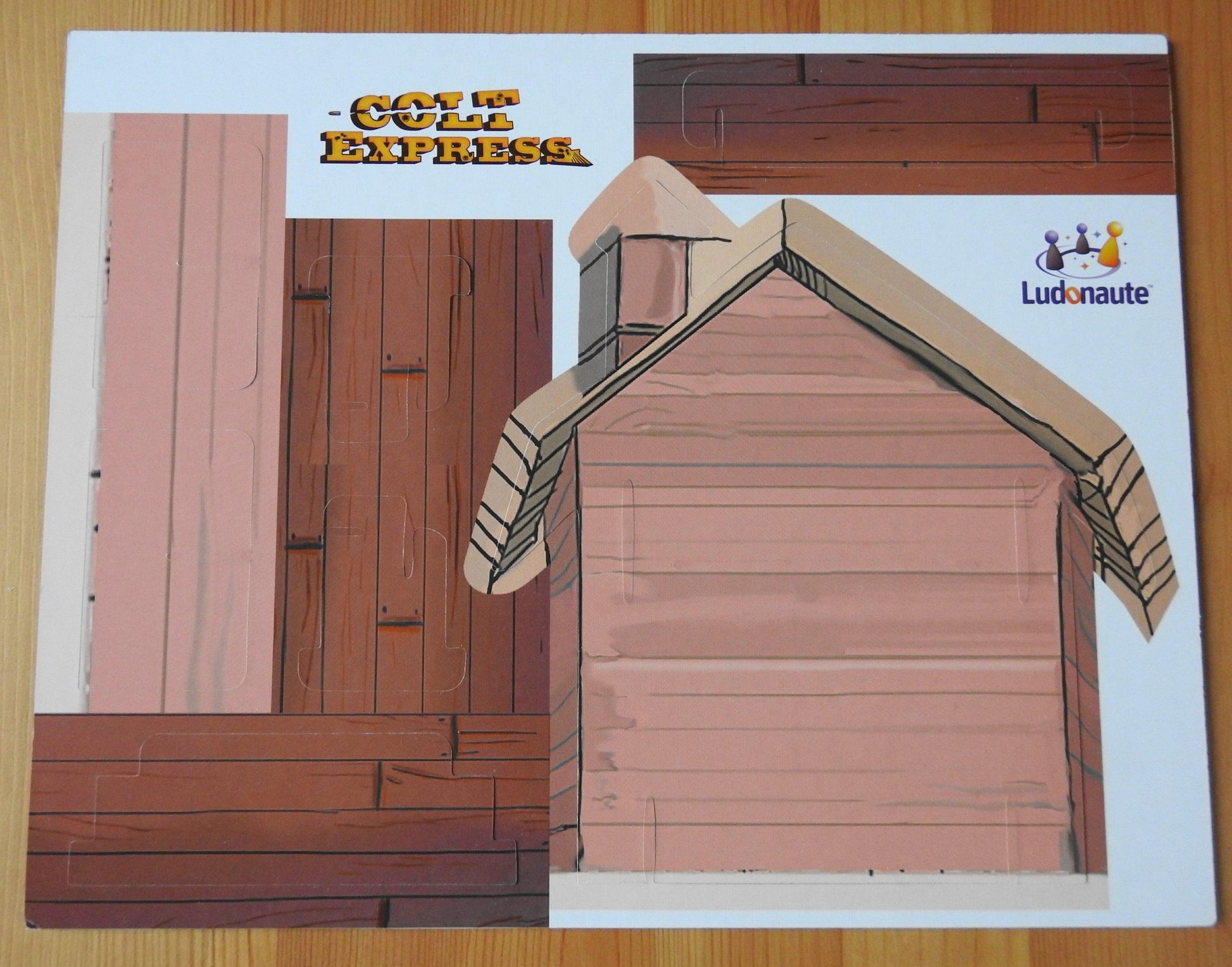 Colt Express - 3D Train Station | Accessory - Green Zink Games