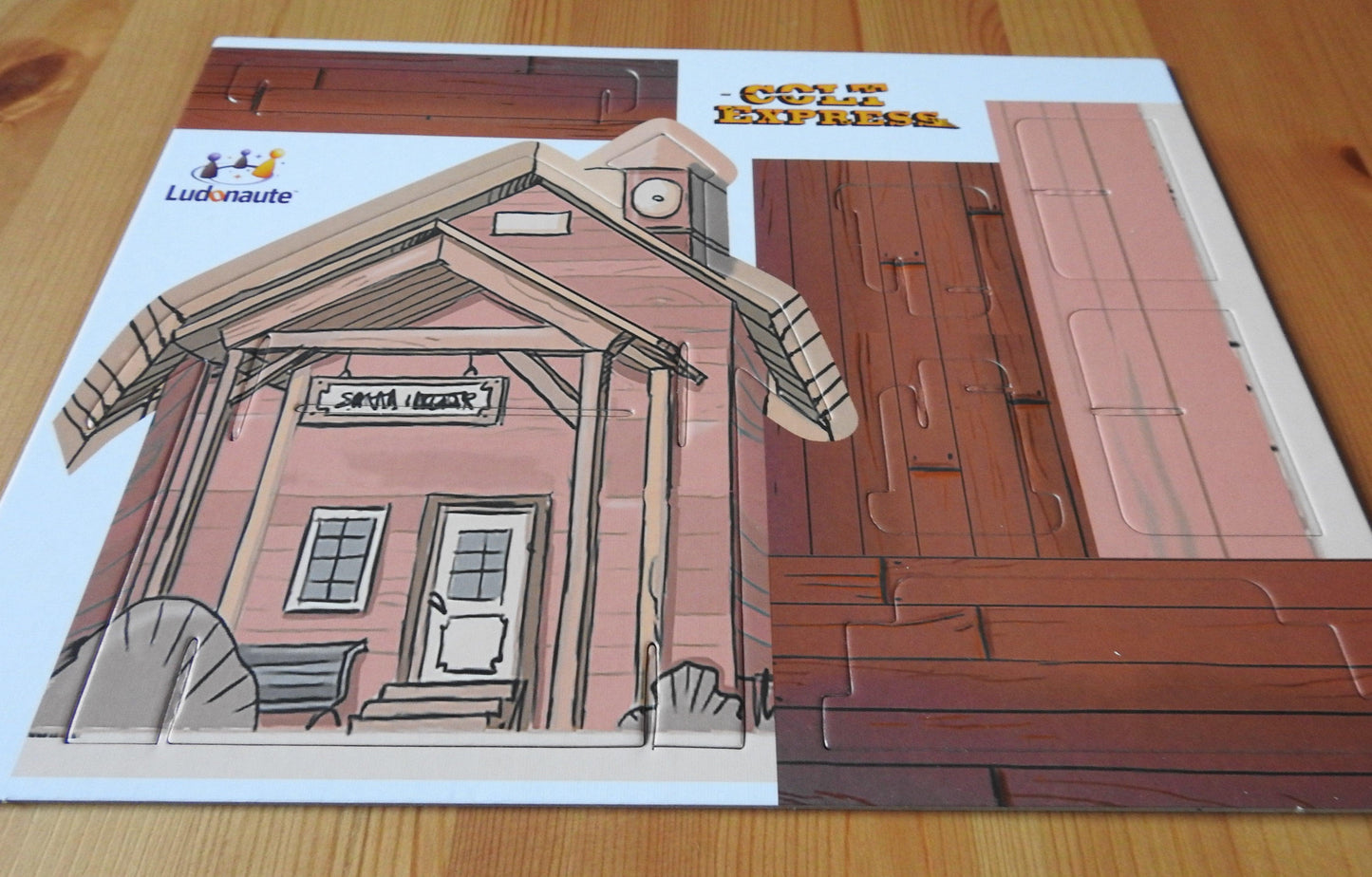 Colt Express - 3D Train Station | Accessory - Green Zink Games