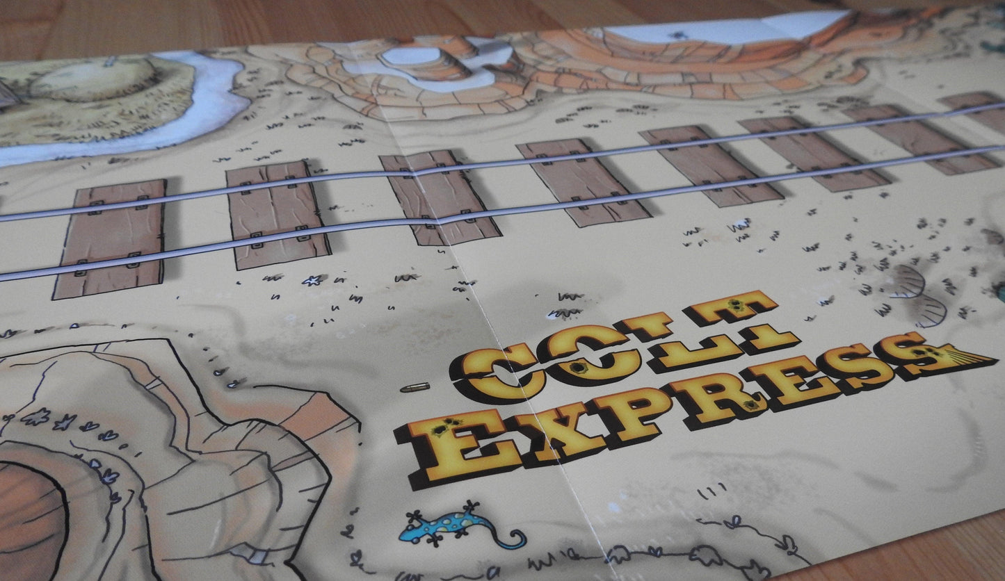 Colt Express - Play Mat (Paper) | Accessory - Green Zink Games