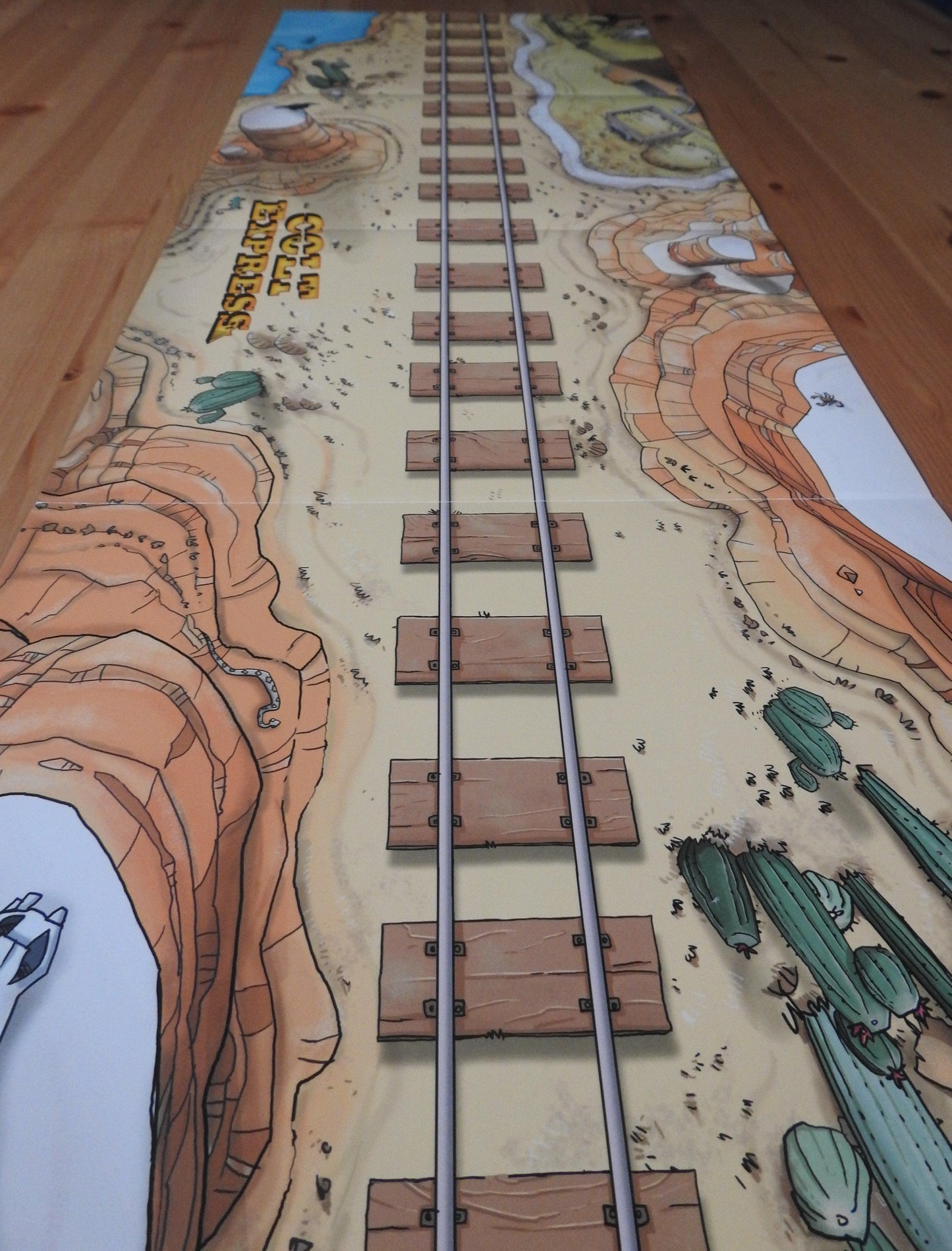 Colt Express - Play Mat (Paper) | Accessory - Green Zink Games