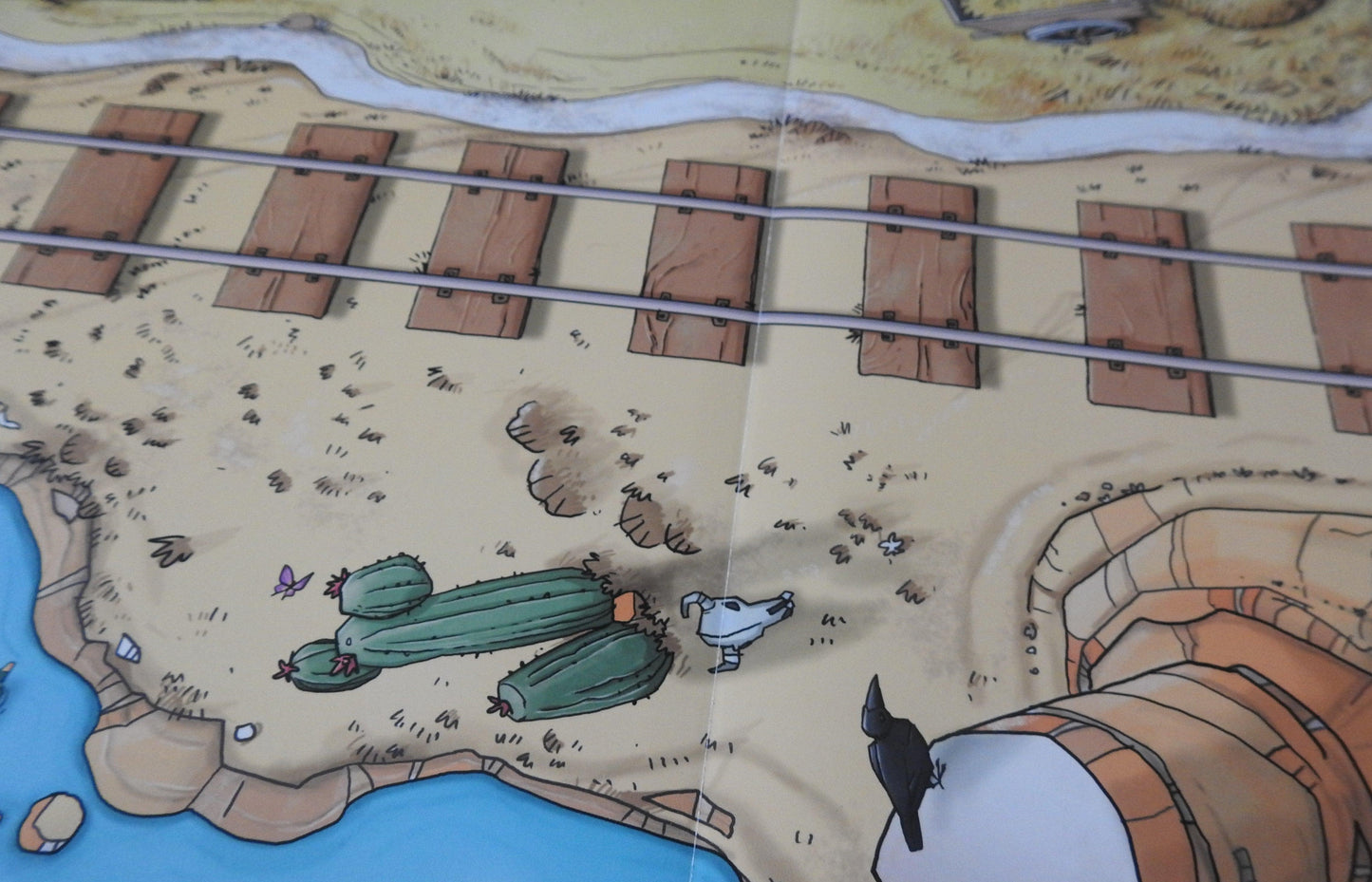 Colt Express - Play Mat (Paper) | Accessory - Green Zink Games