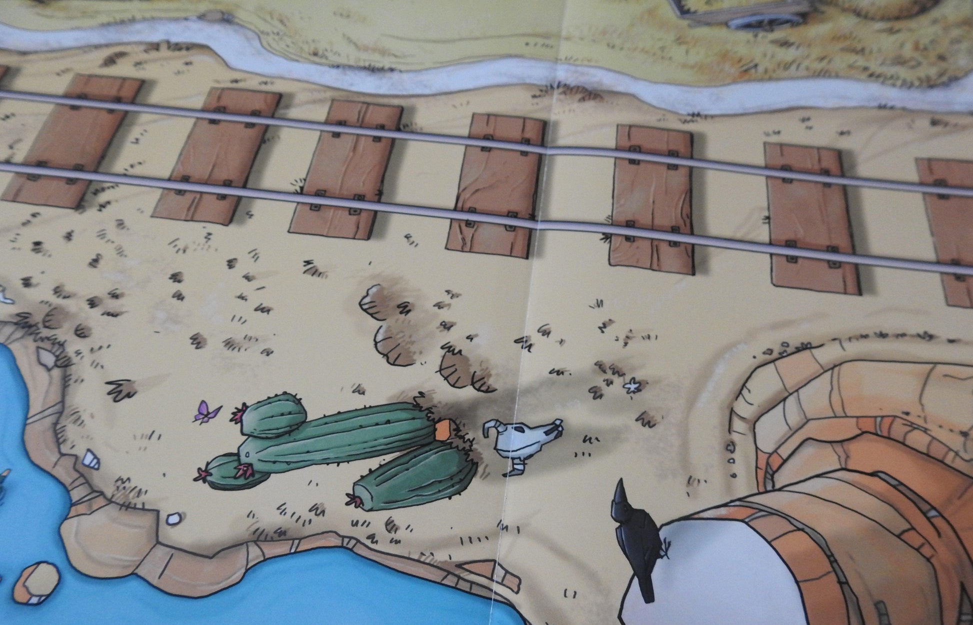 Colt Express - Play Mat (Paper) | Accessory - Green Zink Games