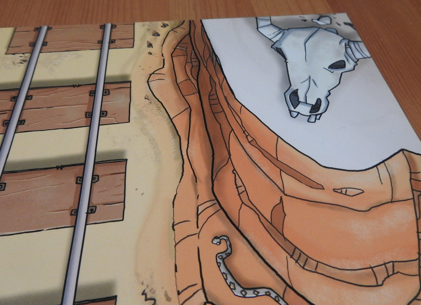 Colt Express - Play Mat (Paper) | Accessory - Green Zink Games