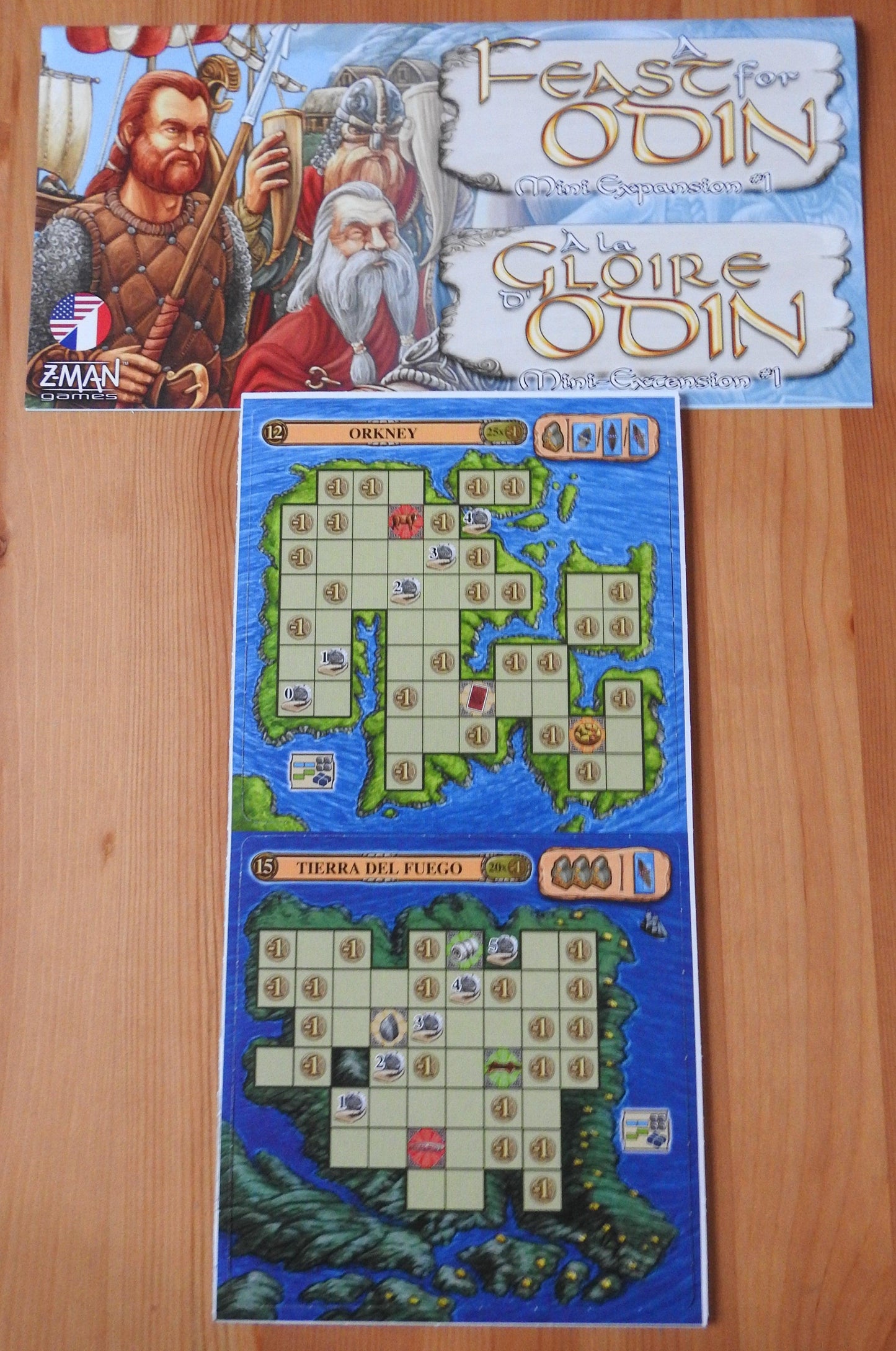 Feast for Odin - Lofoten, Orkney & Tierra del Fuego | Mini Expansion - Green Zink Games