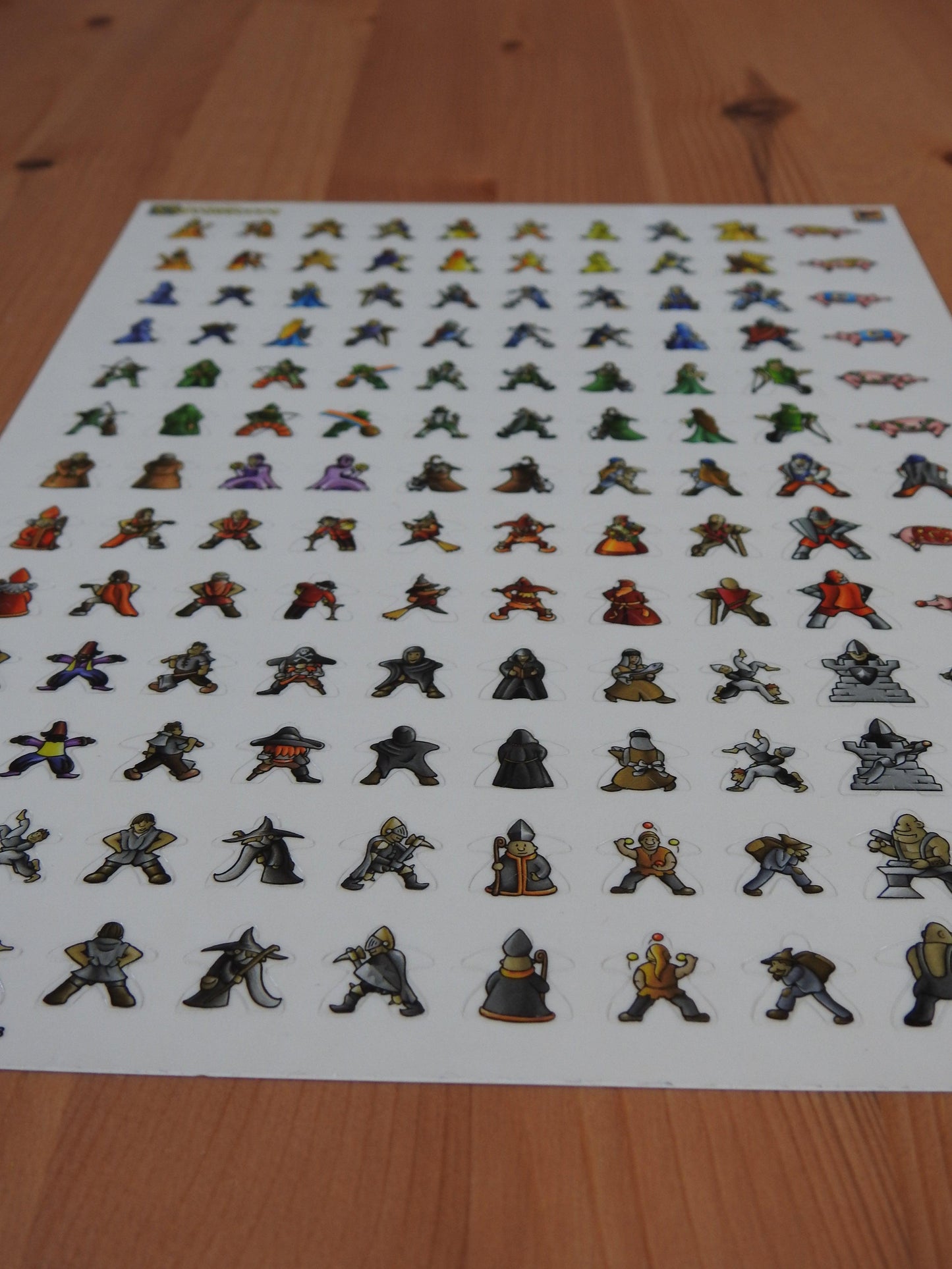 Carcassonne - 130 Meeple Stickers | Accessory - Green Zink Games