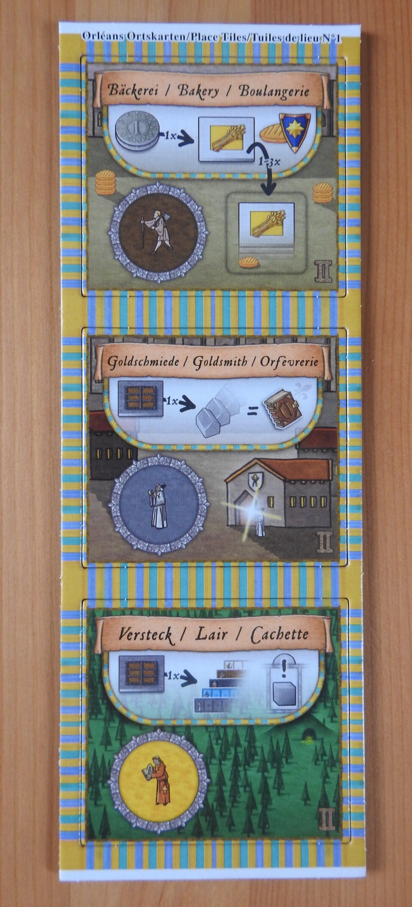 Orleans - New Place Tiles No.1 | Mini Expansion - Green Zink Games