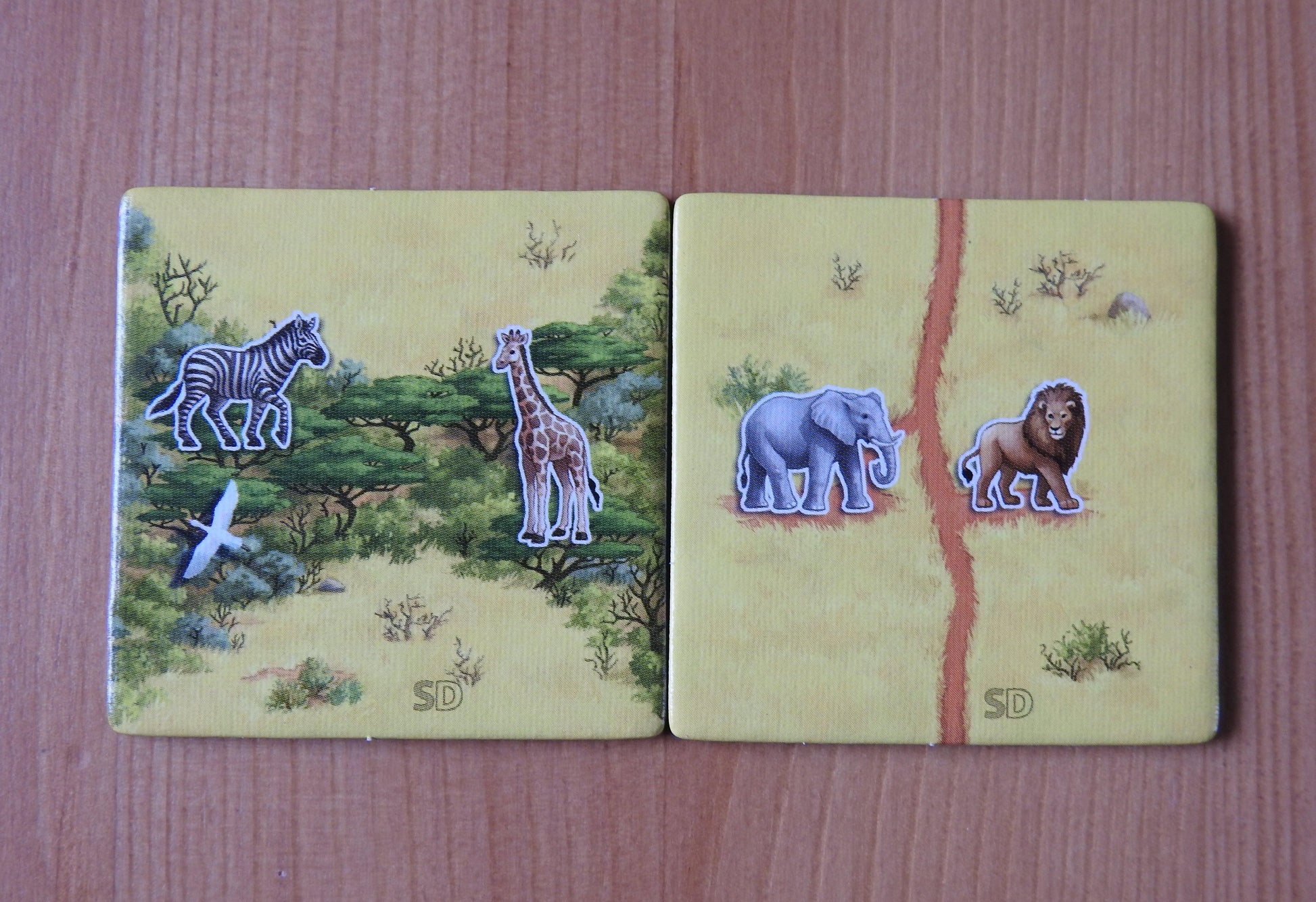 Carcassonne Safari - Spiel Doch 2 Tile Promo | Mini Expansion - Green Zink Games