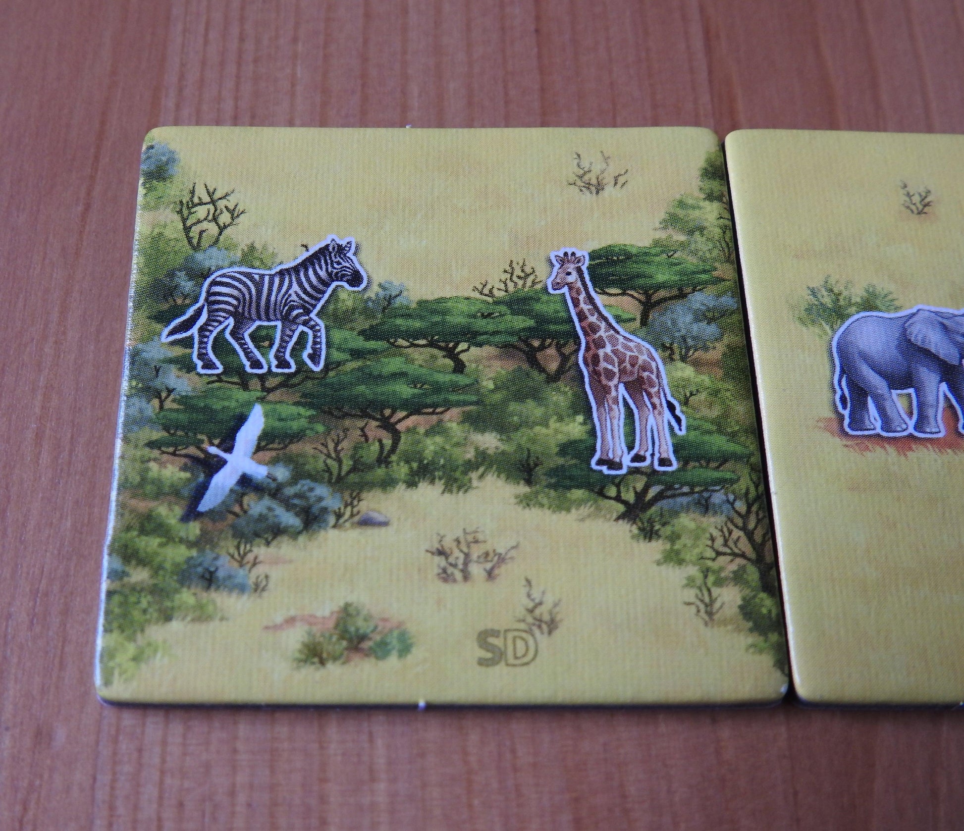 Carcassonne Safari - Spiel Doch 2 Tile Promo | Mini Expansion - Green Zink Games