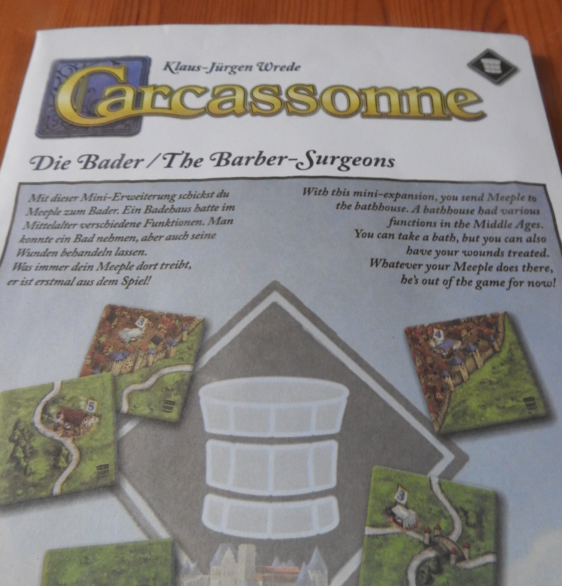 Carcassonne - Barber Surgeons | Mini Expansion - Green Zink Games