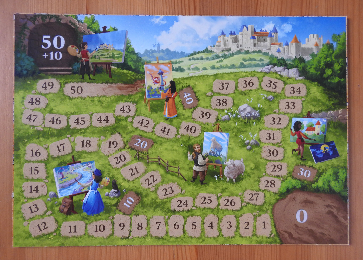 Carcassonne - Journey to Carcassonne Scoreboard | Mini Expansion & Accessory - Green Zink Games