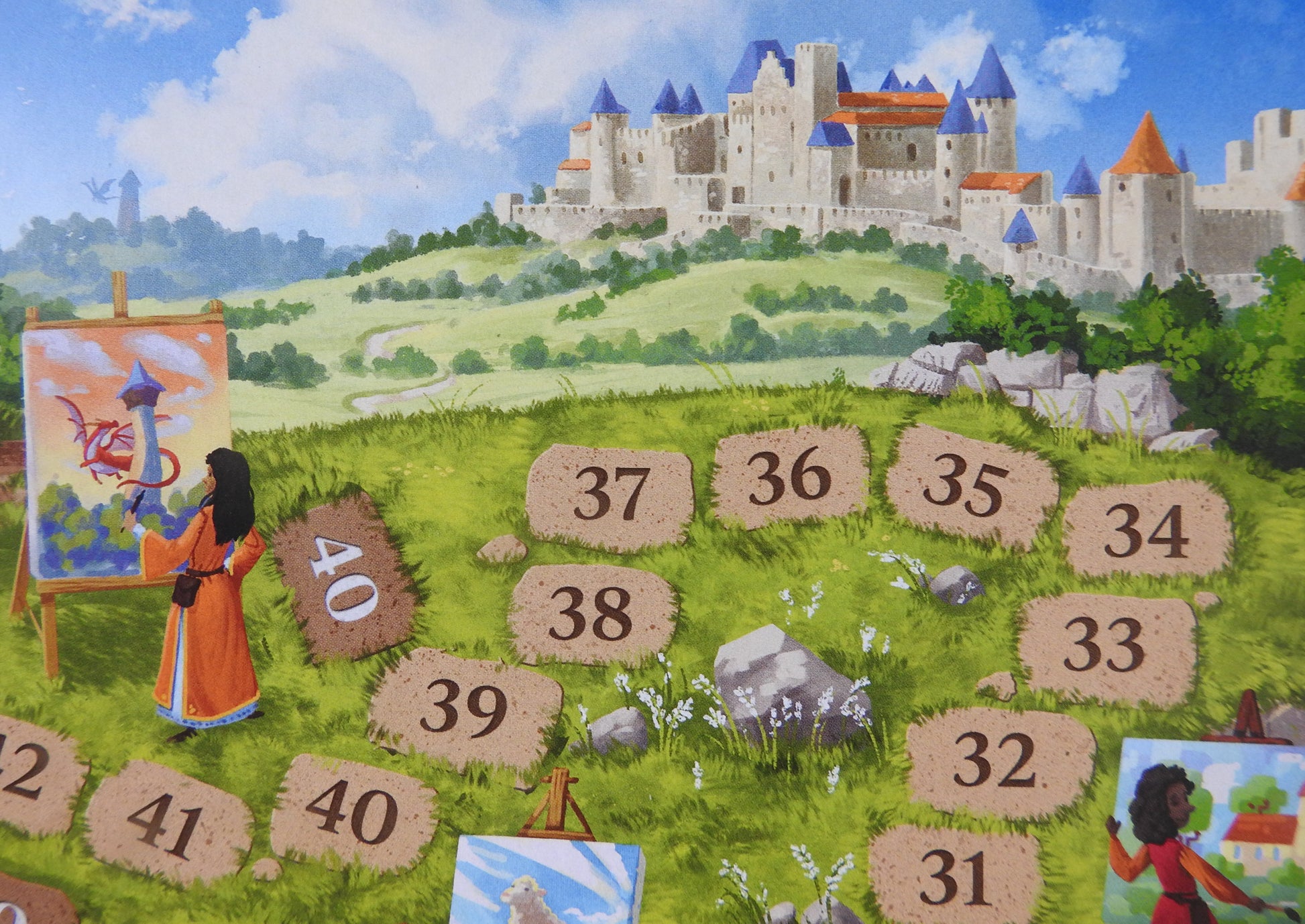 Carcassonne - Journey to Carcassonne Scoreboard | Mini Expansion & Accessory - Green Zink Games