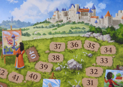 Carcassonne - Journey to Carcassonne Scoreboard | Mini Expansion & Accessory - Green Zink Games