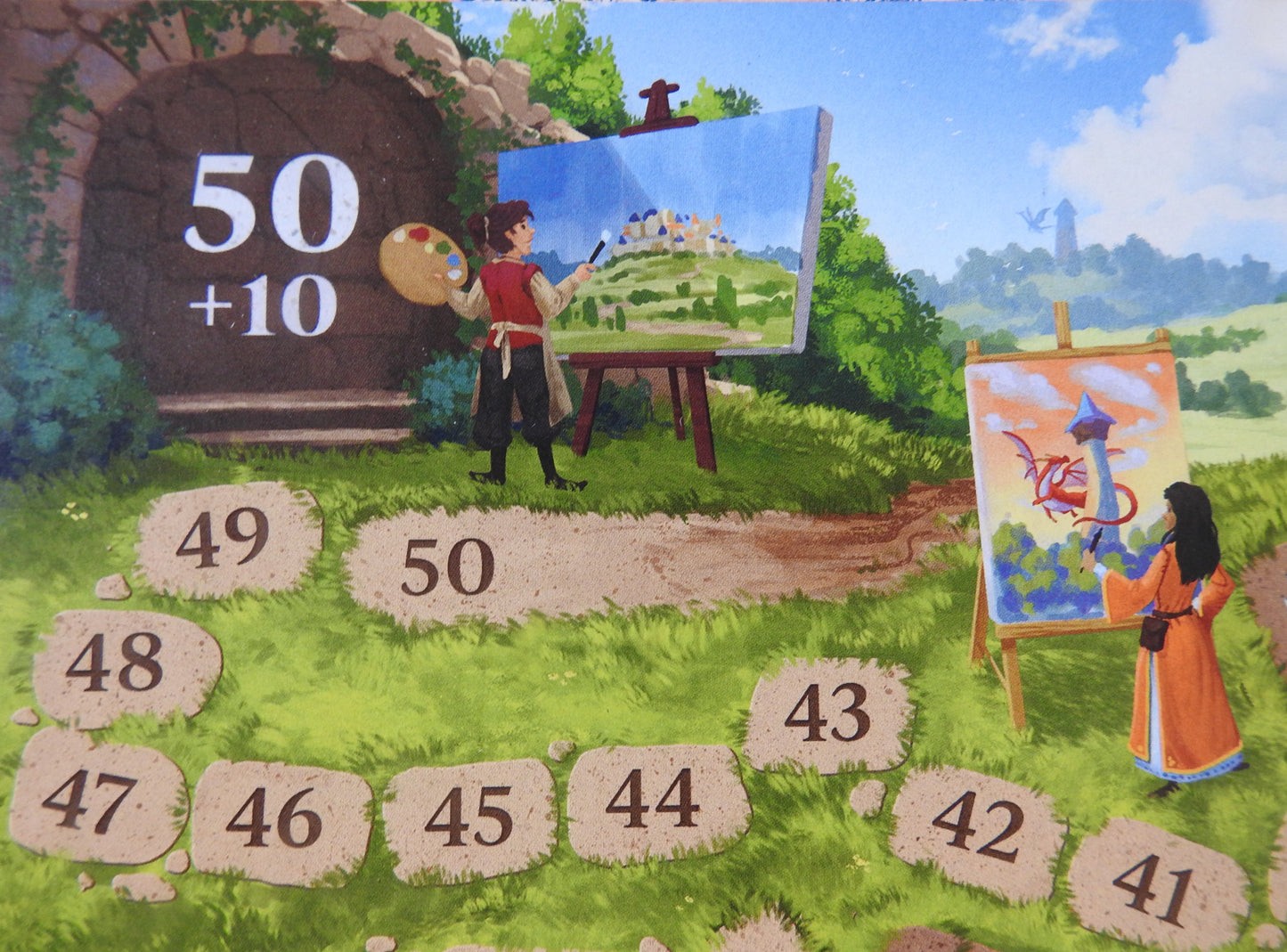 Carcassonne - Journey to Carcassonne Scoreboard | Mini Expansion & Accessory - Green Zink Games