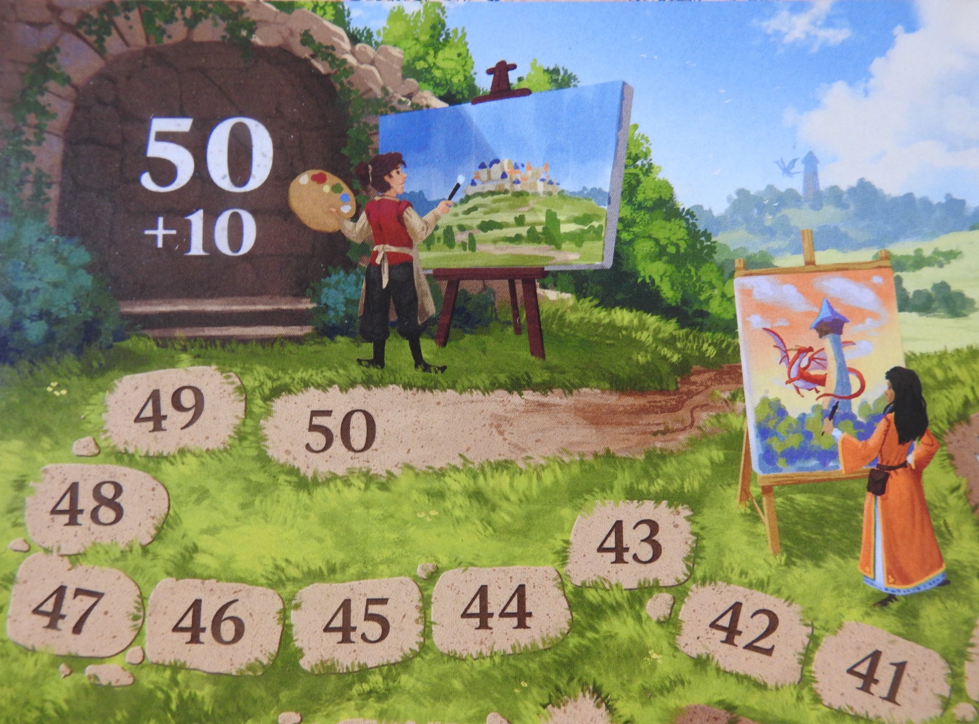 Carcassonne - Journey to Carcassonne Scoreboard | Mini Expansion & Accessory - Green Zink Games