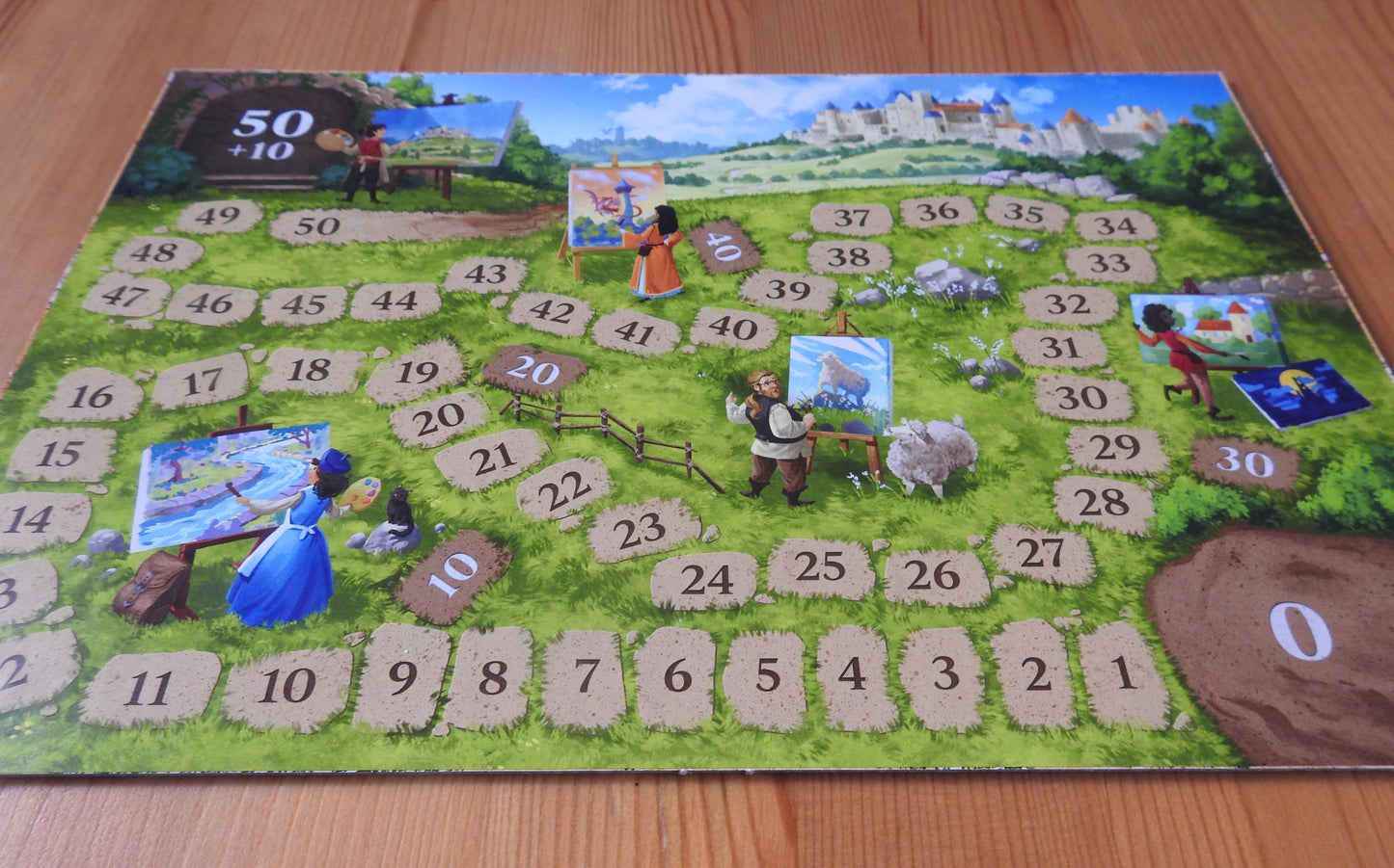 Carcassonne - Journey to Carcassonne Scoreboard | Mini Expansion & Accessory - Green Zink Games
