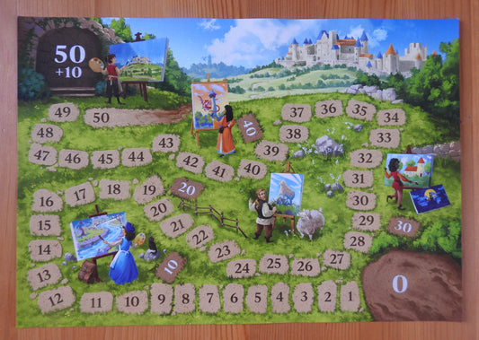 Carcassonne - Journey to Carcassonne Scoreboard Sticker | Mini Expansion - Green Zink Games