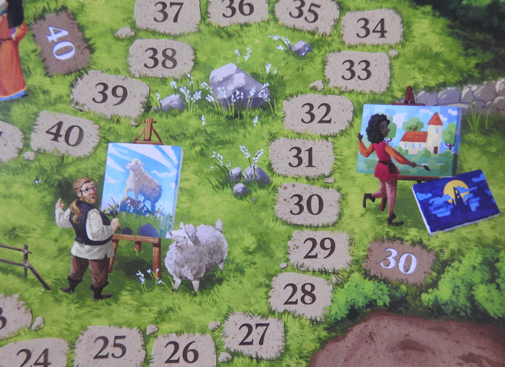 Carcassonne - Journey to Carcassonne Scoreboard Sticker | Mini Expansion - Green Zink Games