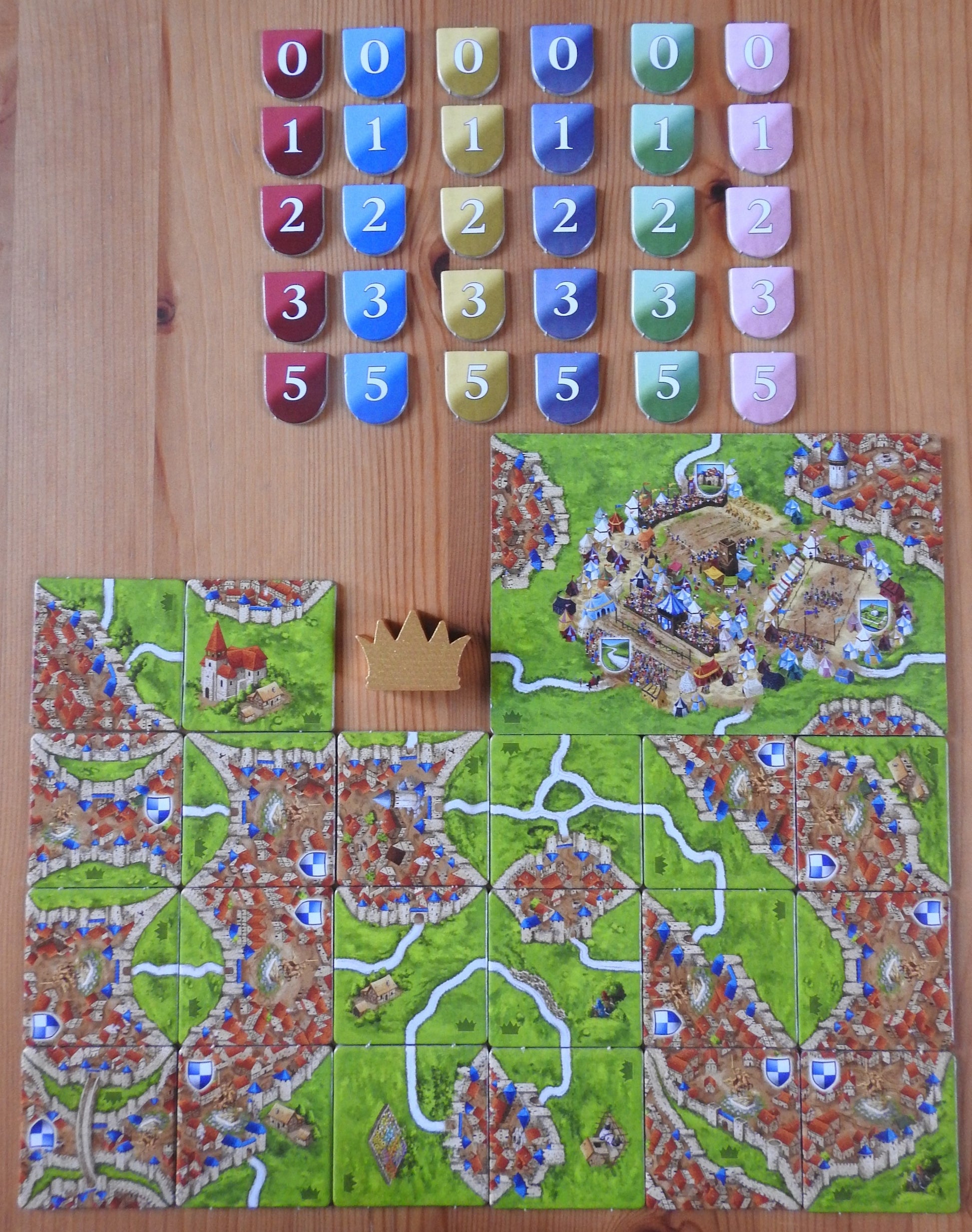 Carcassonne - Jousts & Crests | Expansion - Green Zink Games