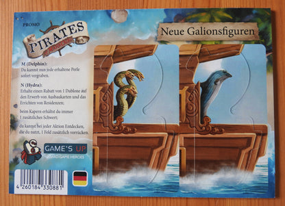 German side of the New Figureheads mini expansion for Pirates of Maracaibo.