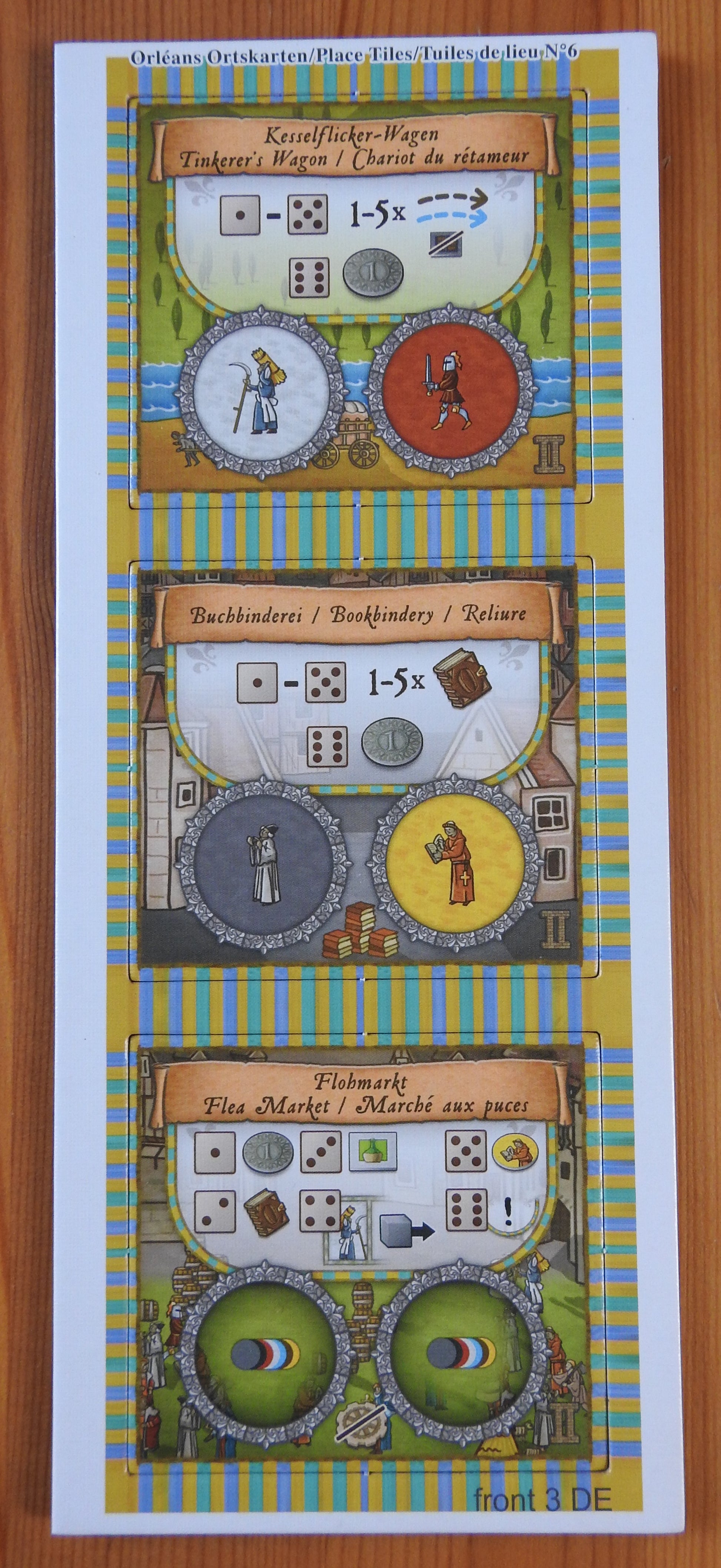 Orleans - New Place Tiles No.6 | Mini Expansion - Green Zink Games