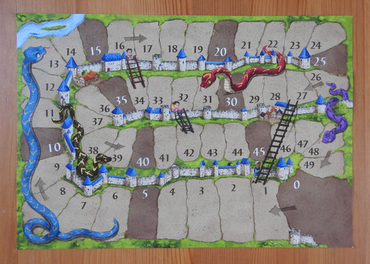Carcassonne - Snakes & Ladders Scoreboard Sticker | Mini Expansion - Green Zink Games