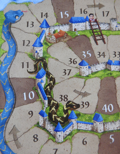 Carcassonne - Snakes & Ladders Scoreboard Sticker | Mini Expansion - Green Zink Games