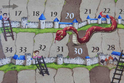 Carcassonne - Snakes & Ladders Scoreboard Sticker | Mini Expansion - Green Zink Games