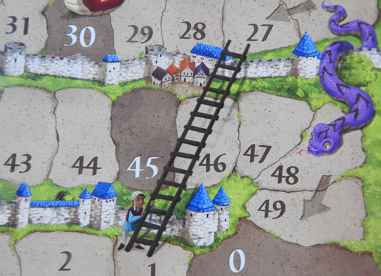 Carcassonne - Snakes & Ladders Scoreboard Sticker | Mini Expansion - Green Zink Games