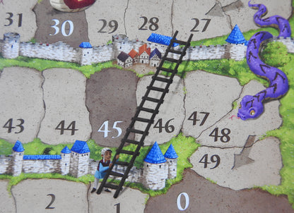Carcassonne - Snakes & Ladders Scoreboard Sticker | Mini Expansion - Green Zink Games