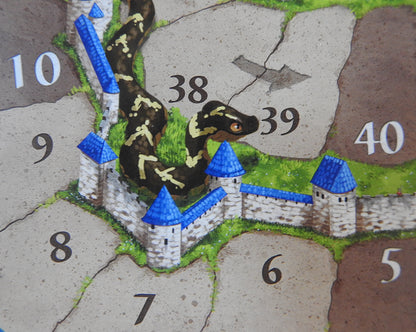Carcassonne - Snakes & Ladders Scoreboard Sticker | Mini Expansion - Green Zink Games