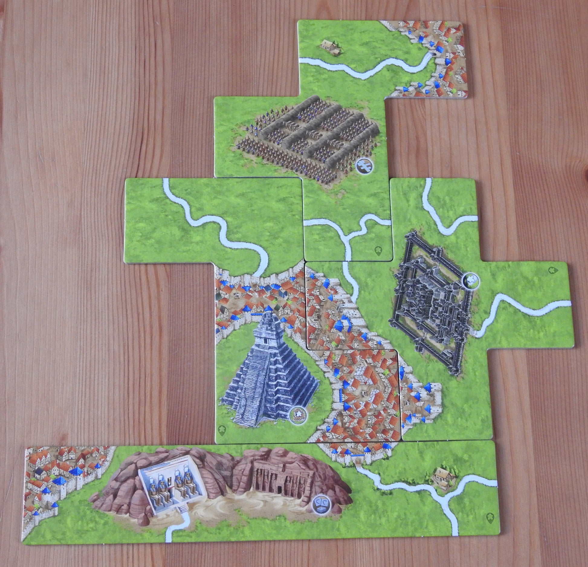 Carcassonne - Wonders of Humanity II | Mini Expansion - Green Zink Games