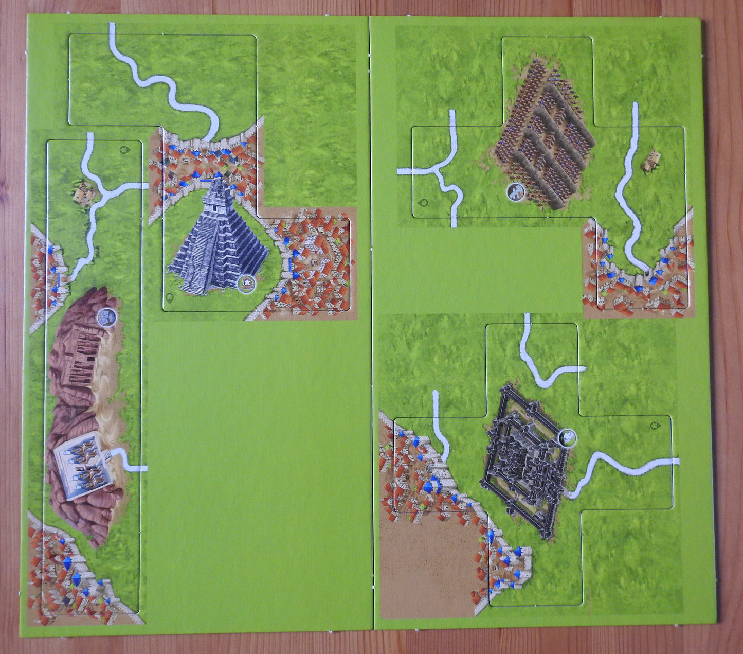 Carcassonne - Wonders of Humanity II | Mini Expansion - Green Zink Games