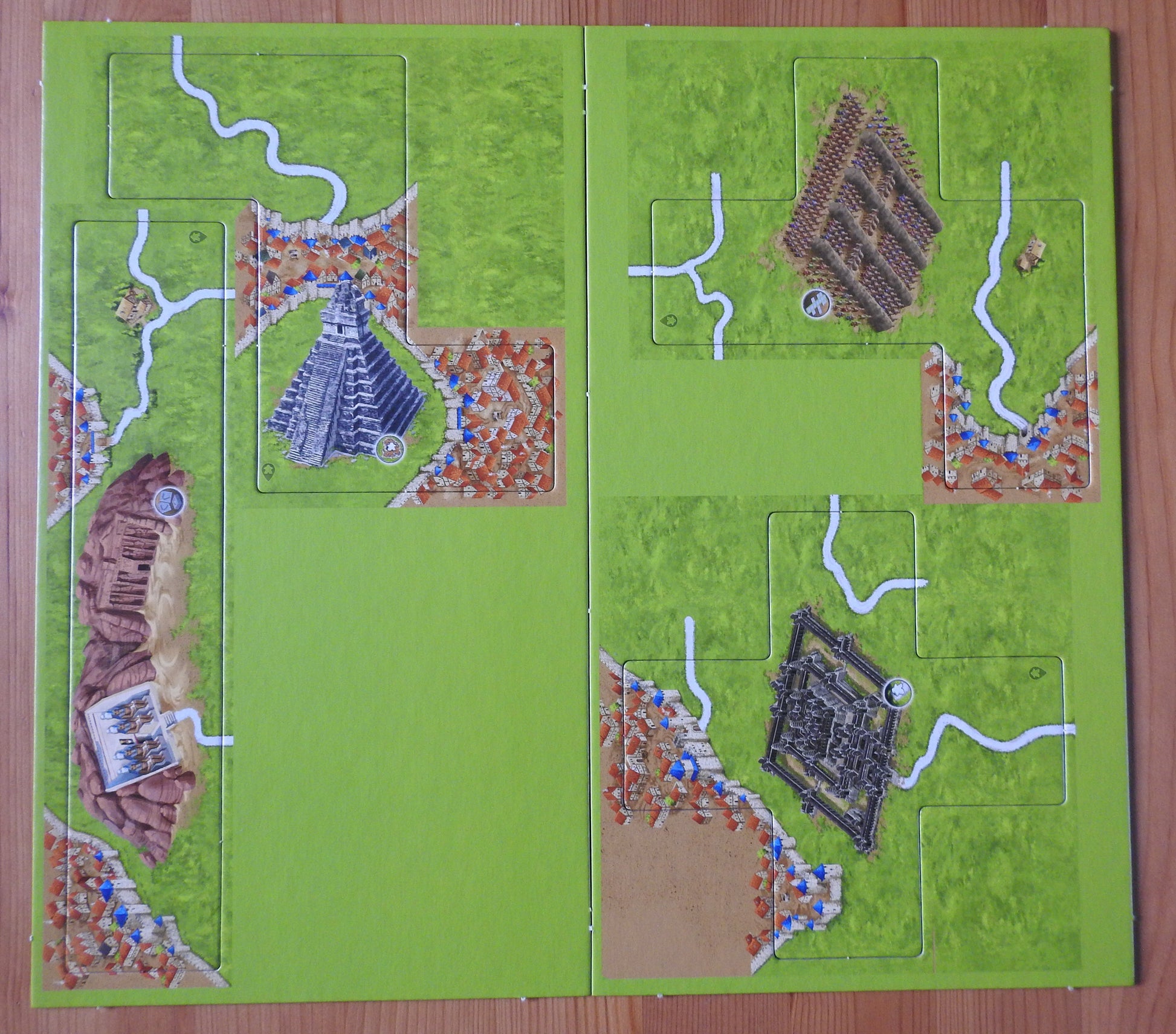 Carcassonne - Wonders of Humanity II | Mini Expansion - Green Zink Games