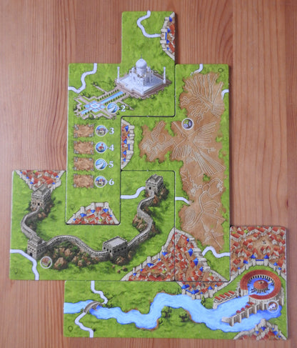 Carcassonne - Wonders of Humanity III | Mini Expansion - Green Zink Games